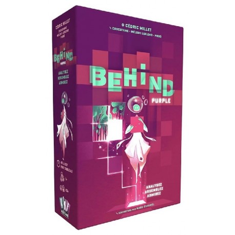 JEU BEHIND PURPLE - ANALYSEZ ASSEMBLEZ ADMIREZ - 3 UNIVERS 210 TUILES-3701252800246-Lilojouets-Questembert-Muzillac-Morbihan