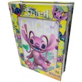 PUZZLE 3D ANGEL LILO&STITCH DANS BOITE METAL 300 PIECES 31X46CM - HOLOGRAPHIE