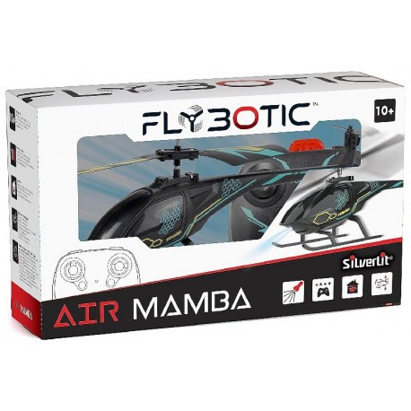 HELICOPTERE RADIOCOM. AIR MAMBA - IR 2 CANAUX NIVEAU DEBUTANT - FLYBOTIC-4891813847533-Lilojouets-Questembert-Muzillac-Morbihan