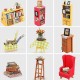 Maquette la bibliotheque de sam - maison miniature diy - 221 pieces-6946785108712-lilojouets-questembert-muzillac-morbihan