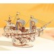 Maquette bateau a voiles en bois 118 pieces 20x5x12cm - rolife-6946785113051-lilojouets-questembert-muzillac-morbihan