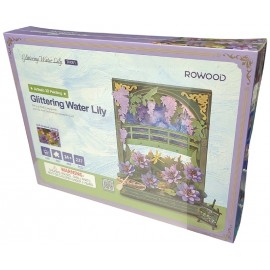 MAQUETTE EN BOIS LES NYMPHEAS - NENUPHARS SCINTILLANTS - 237 PIECES - ROWOOD-6946785124156-Lilojouets-Questembert-Muzillac-Morbi