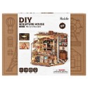 MAQUETTE CHOCOLATERIE D'HENRY - MAISON MINIATURE EN BOIS 330 PIECES AVEC LED