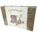 MAQUETTE LE CAFE DE SIMON - BOUTIQUE MINIATURE EN BOIS 203 PIECES AVEC LED