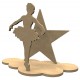 Deco 3d bois danseuse etoile 24x12cm a decorer mdf 6mm-3700740730072-lilojouets-questembert-muzillac-morbihan
