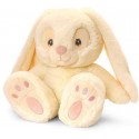 PELUCHE LAPIN PATCHFOOT 30CM ASST - KEELECO ECO-RESPONSABLE
