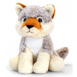 PELUCHE LOUP 25CM - KEELECO ECO-RESPONSABLE-5027148014763-Lilojouets-Questembert-Muzillac-Morbihan