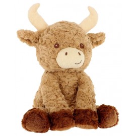 PELUCHE VACHE ECOSSAISE POIL COURT 25CM - KEELECO ECO-RESPONSABLE-5027148037243-Lilojouets-Questembert-Muzillac-Morbihan