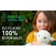 Peluche ours teddy 30cm avec ruban rouge - keeleco eco-responsable-5027148063594-lilojouets-questembert-muzillac-morbihan