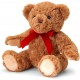 Peluche ours teddy 30cm avec ruban rouge - keeleco eco-responsable-5027148063594-lilojouets-questembert-muzillac-morbihan