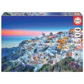 PUZZLE SANTORINI 1500 PIECES 85X60CM - EDUCA-8412668190405-Lilojouets-Questembert-Muzillac-Morbihan