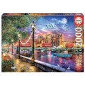 PUZZLE LONDRES AU COUCHER DE SOLEIL 2000 PIECES 96X68CM - EDUCA