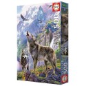 PUZZLE LOUPS SUR ROCHERS 500 PIECES 34X48CM - EDUCA