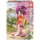 Puzzle geisha tien 1000 pieces 68x48cm peinture haruyo morita - educa-8412668199170-lilojouets-questembert-muzillac-morbihan
