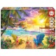 Puzzle plage d'amour 1000 pieces 68x48cm - educa-8412668202559-lilojouets-questembert-muzillac-morbihan