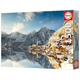 PUZZLE HIVER HALLSTATT 1500 PIECES 85X60CM - EDUCA-8412668202849-Lilojouets-Questembert-Muzillac-Morbihan