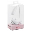 MINI LAMPE DE BUREAU CHAT BLANC KAWAII - RECHARGEABLE