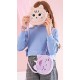Petit sac a main peluche chat rose - sacoche avec bandouliere - back2fun-8422593196694-lilojouets-questembert-muzillac-morbihan