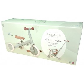 TRICYCLE 4EN1 - PURE SAGE VERT LITTLE DUTCH-8717154582369-Lilojouets-Questembert-Muzillac-Morbihan