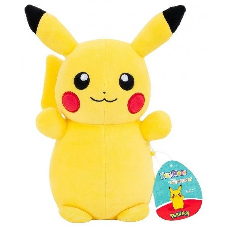 PELUCHE PIKACHU 35CM SQUISHMALLOWS - POKEMON-0196566641723-Lilojouets-Questembert-Muzillac-Morbihan