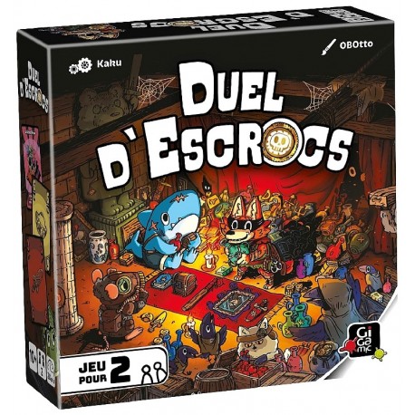 JEU DUEL D'ESCROCS - UN JEU POUR 2 - GIGAMIC-3421277818919-Lilojouets-Questembert-Muzillac-Morbihan