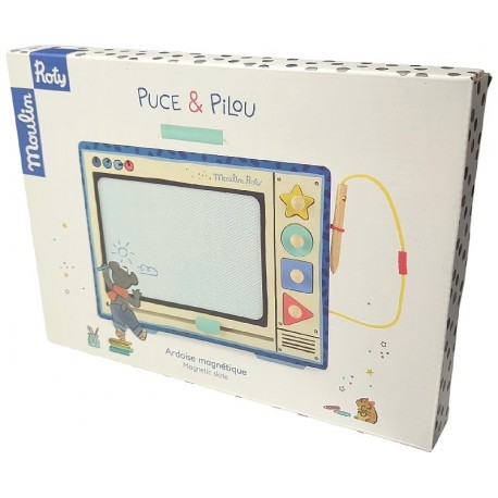 ARDOISE MAGNETIQUE - PUCE&PILOU MOULIN ROTY-3575676840856-Lilojouets-Questembert-Muzillac-Morbihan
