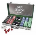 PROPOKER MALLETTE 300 JETONS - COFFRET METAL JEU DE POKER