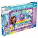 PUZZLE UNE FETE S'IMPOSE GABBY'S DOLLHOUSE 100 PIECES XXL 49X36CM - RAVENSBURGER