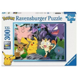 PUZZLE CAPTUREZ TOUS LES POKEMON 300 PIECES XXL 49X36CM - RAVENSBURGER-4005555041429-Lilojouets-Questembert-Muzillac-Morbihan
