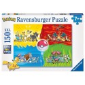 PUZZLE DIFFERENTS TYPES DE POKEMON 150 PIECES XXL 49X36CM - RAVENSBURGER