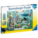 PUZZLE MERVEILLES SOUS-MARINES 100 PIECES XXL 49X36CM - RAVENSBURGER