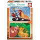 Puzzles roi lion disney 2x48 pieces 28x20cm - educa-8412668186293-lilojouets-questembert-muzillac-morbihan