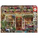 Puzzle boutique jardin secret 1500 pieces 85x60cm illustration - educa-8412668199408-lilojouets-questembert-muzillac-morbihan