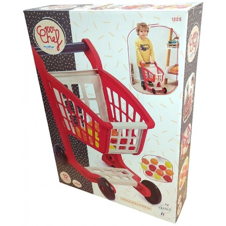 CHARIOT SUPERMARCHE GARNI - ECOIFFIER-3280250012252-Lilojouets-Questembert-Muzillac-Morbihan