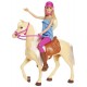 Coffret poupee barbie 29cm et son cheval - mattel-0887961691351-lilojouets-questembert-muzillac-morbihan