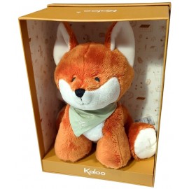 PELUCHE RENARD PAPRIKA 17CM AVEC BOITE - GAMME LES AMIS KALOO-4895029634888-Lilojouets-Questembert-Muzillac-Morbihan