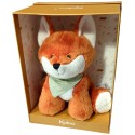 PELUCHE RENARD PAPRIKA 17CM AVEC BOITE - GAMME LES AMIS KALOO