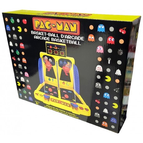 JEU BASKET-BALL D'ARCADE PAC-MAN - ÉPREUVES DE TIRS CONTRE LA MONTRE-4895254302255-Lilojouets-Questembert-Muzillac-Morbihan