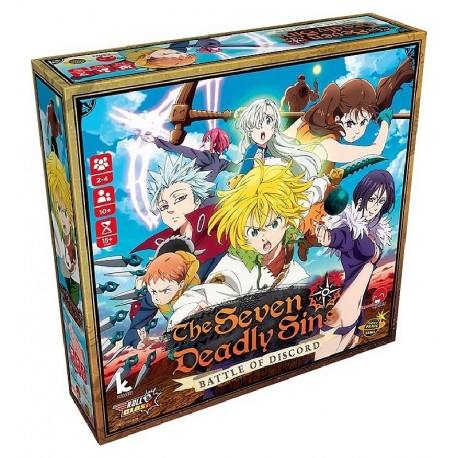 JEU THE SEVEN DEADLY SINS - BATTLE OF DISCORD - JEU DE DÉS AVEC PLATEAUX-9782376975212-Lilojouets-Questembert-Muzillac-Morbihan