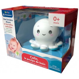 COLIN LE POULPE DE BAIN - AVEC LUMIERE DOUCE ET MELODIES - BABY CLEMENTONI