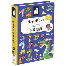 MAGNETI'BOOK DRAGONS - 63 MAGNETS ET 10 CARTES - JANOD-3700217325275-Lilojouets-Questembert-Muzillac-Morbihan