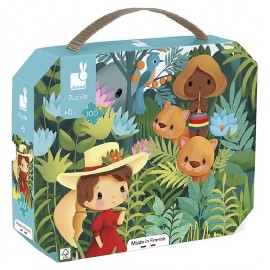 VALISETTE PUZZLE INSPIRÉ DE ROUSSEAU 40X50CM - 100 PIECES - POSTER INCLUS-3700217325503-Lilojouets-Questembert-Muzillac-Morbihan