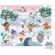 Valisette puzzle bataille boules de neige 36 pieces 50x40cm avec poster - janod-3700217326470-lilojouets-questembert-muzillac-mo