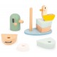Canards empilables - 7 pieces en bois - janod-3700217340599-lilojouets-questembert-muzillac-morbihan
