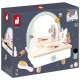 Coiffeuse de table licorne en bois - janod-3700217364632-lilojouets-questembert-muzillac-morbihan