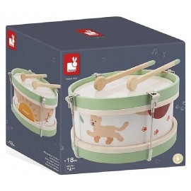 MON PREMIER TAMBOUR EN BOIS - GAMME SUNSHINE JANOD-3700217376178-Lilojouets-Questembert-Muzillac-Morbihan