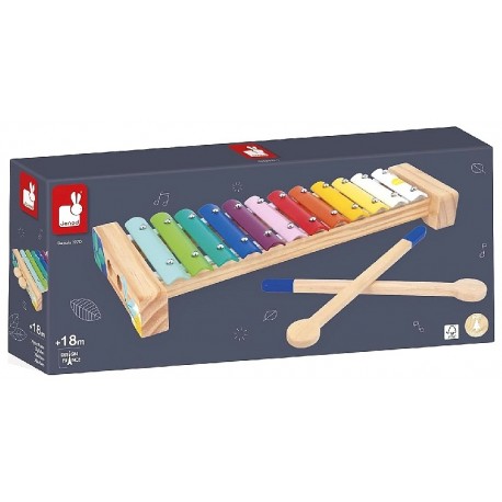 XYLOPHONE METAL ET BOIS - GAMME GIOIA JANOD-3700217376635-Lilojouets-Questembert-Muzillac-Morbihan