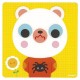 Plateau bois l'ours des emotions 24x24cm - 30 magnets 7 cartes modeles - janod-3700217354473-lilojouets-questembert-muzillac-mor