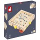 Labyrinthe en bois a billes 23x23x6cm - gamme applepop - janod-3700217333713-lilojouets-questembert-muzillac-morbihan