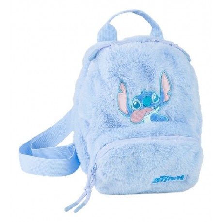 PETIT SAC A DOS PELUCHE BLEUE STITCH DISNEY 28X20X10CM - COOLPACK-5907360000570-Lilojouets-Questembert-Muzillac-Morbihan